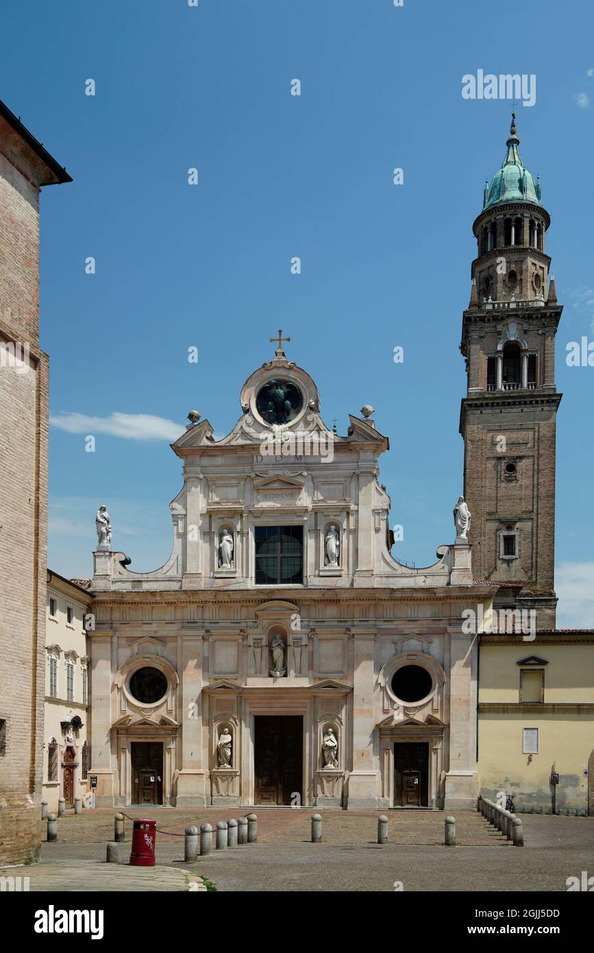 San Giovanni Evangelista, Parme, Emilie-Romagne, Italie Banque D'Images