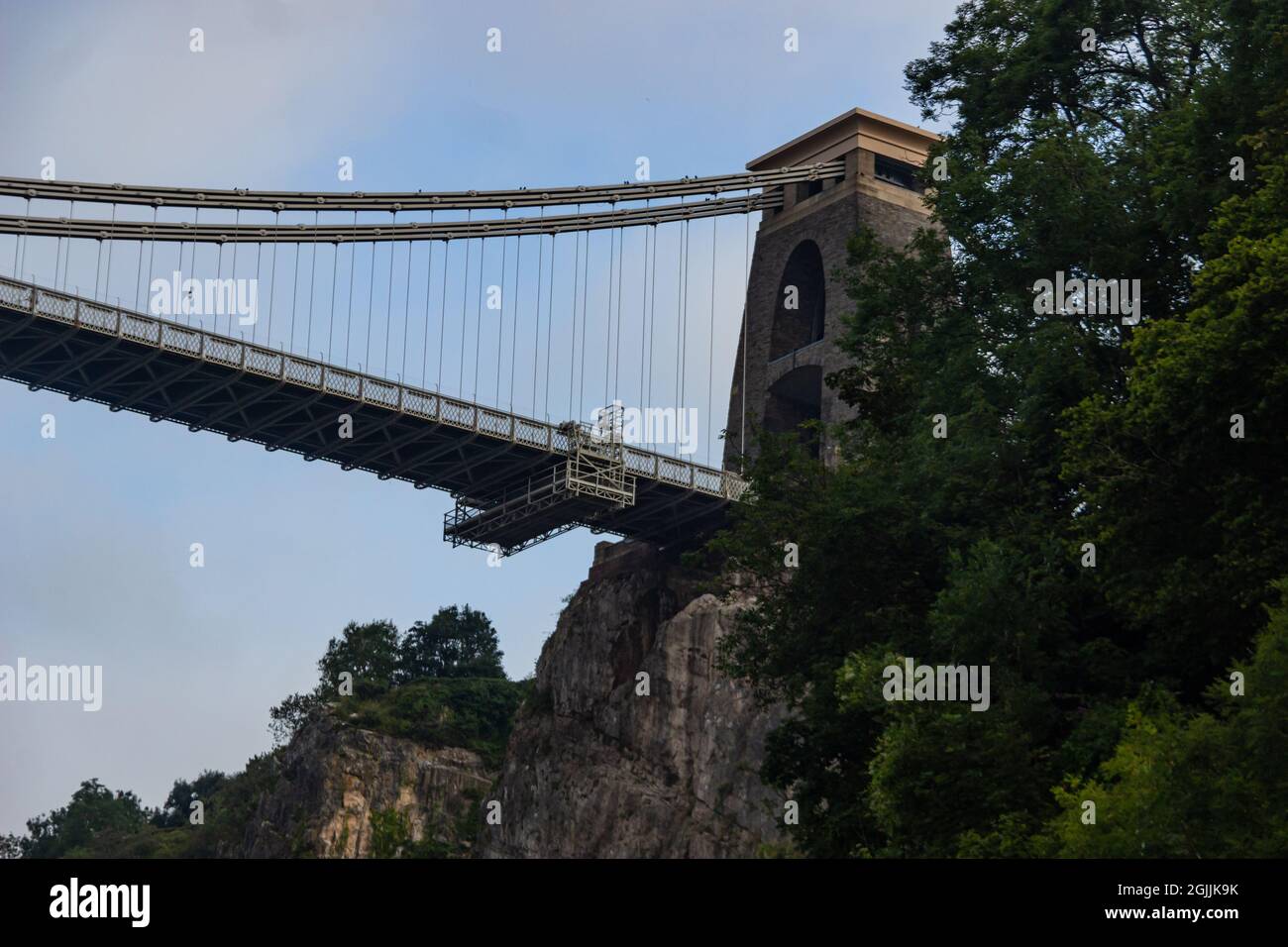 Pont suspendu de Clifton, œuvre monumentale du génie Isambard Brunel Banque D'Images