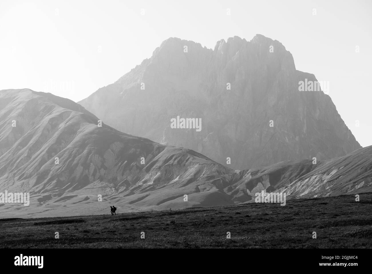 Gran Sasso - Italie Banque D'Images