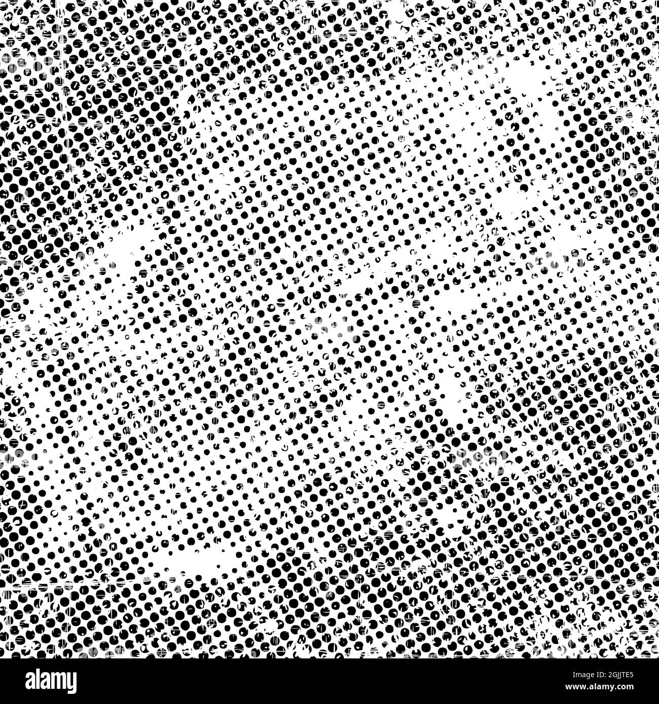 Points demi-tons fond de mur de grunge fissuré. Élément de design de détresse tendance. Surface monochrome avec motif sale dans les fissures, les taches, les points Illustration de Vecteur