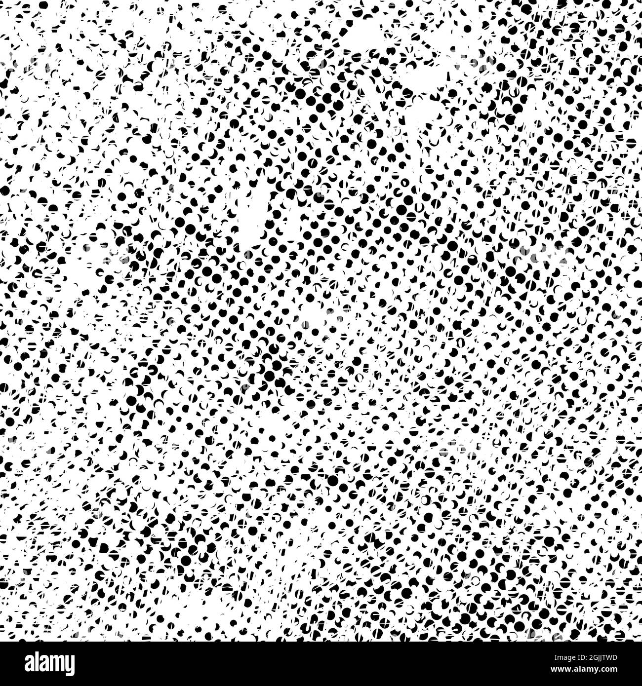 Rayez l'arrière-plan noir de grunge déformé. Élément de design tendance et sale. Cercles tachetés. Texture des points de superposition. Style salopant Illustration de Vecteur