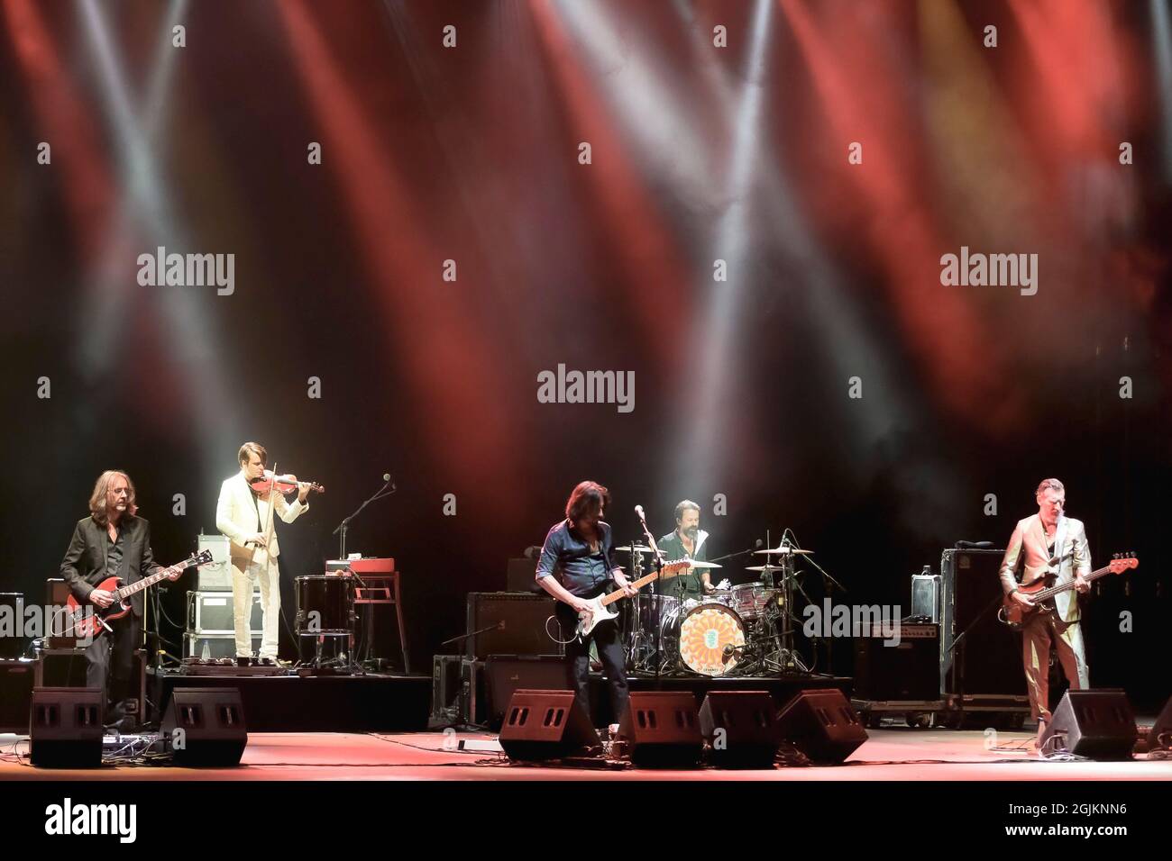 Rome, Italie. 09e septembre 2021. Le groupe Marlene Kuntz présente à cavea au Parco della Musica à Rome, son dernier 'Post Pandemic Tour' 2021. (Photo de Daniela Franceschelli/Pacific Press/Sipa USA) crédit: SIPA USA/Alay Live News Banque D'Images