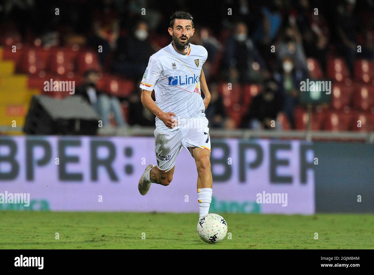 Benevento, Italie. 10 septembre 2021. Luca Paganini joueur de Lecce, pendant le match de la série italienne de championnat B entre Benevento vs Lecce résultat final 0-0, match joué au stade Ciro Vigorito. Benevento, Italie, 10 septembre 2021. (Photo par Vincenzo Izzo/Sipa USA) crédit: SIPA USA/Alay Live News Banque D'Images