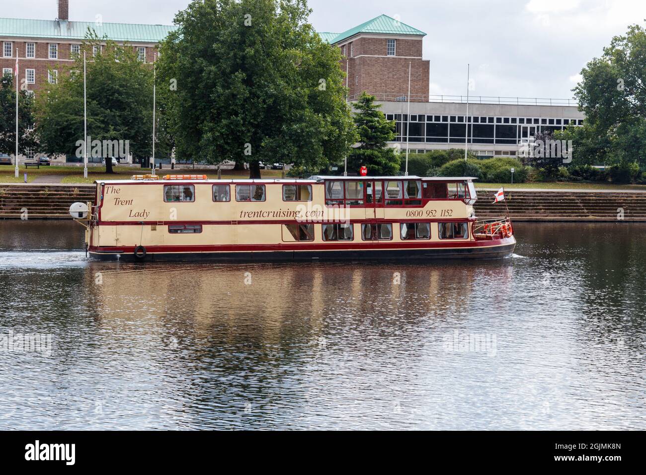 La Trent Lady sur la rivière Trent, Nottingham Banque D'Images