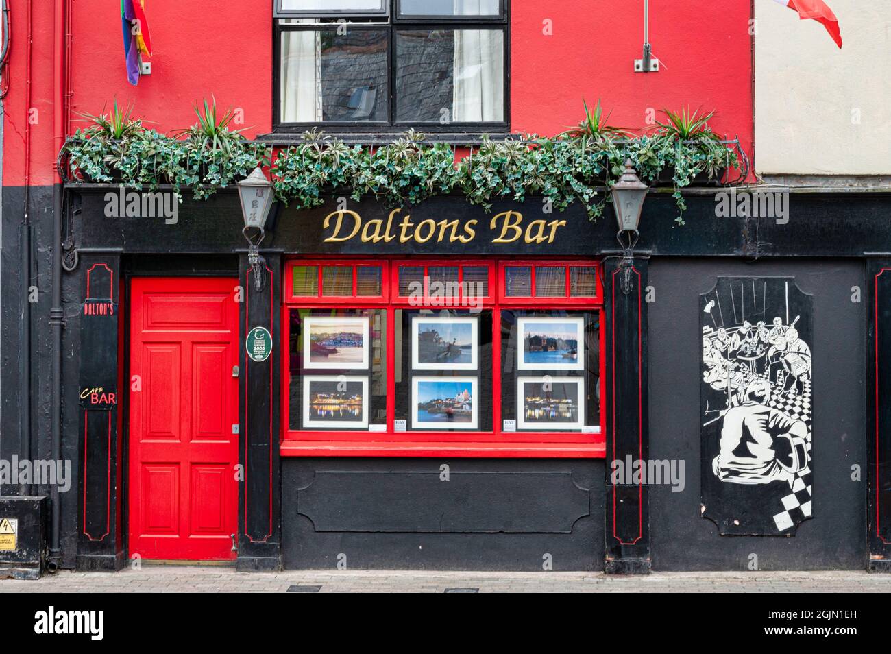 Kinsale, Irlande- 15 juillet 2021: Daltons Bar dans le comté de Kinsale Cork Banque D'Images