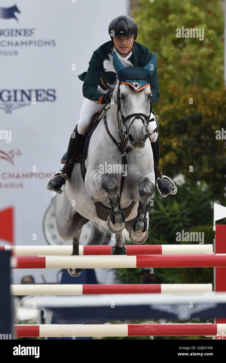 Rome, Italie. 10 septembre 2021. Andrzej Oplatek (Miami Celtics), Global Champions League, Longines Global Champions Tour Equestrian CSI 5 le 10 septembre 2021 à Circo Massimo à Rome crédit: Independent photo Agency/Alay Live News Banque D'Images Rome, Italie. 10 septembre 2021. Andrzej Oplatek (Miami Celtics), Global Champions League, Longines Global Champions Tour Equestrian CSI 5 le 10 septembre 2021 à Circo Massimo à Rome crédit: Independent photo Agency/Alay Live News Banque D'Images