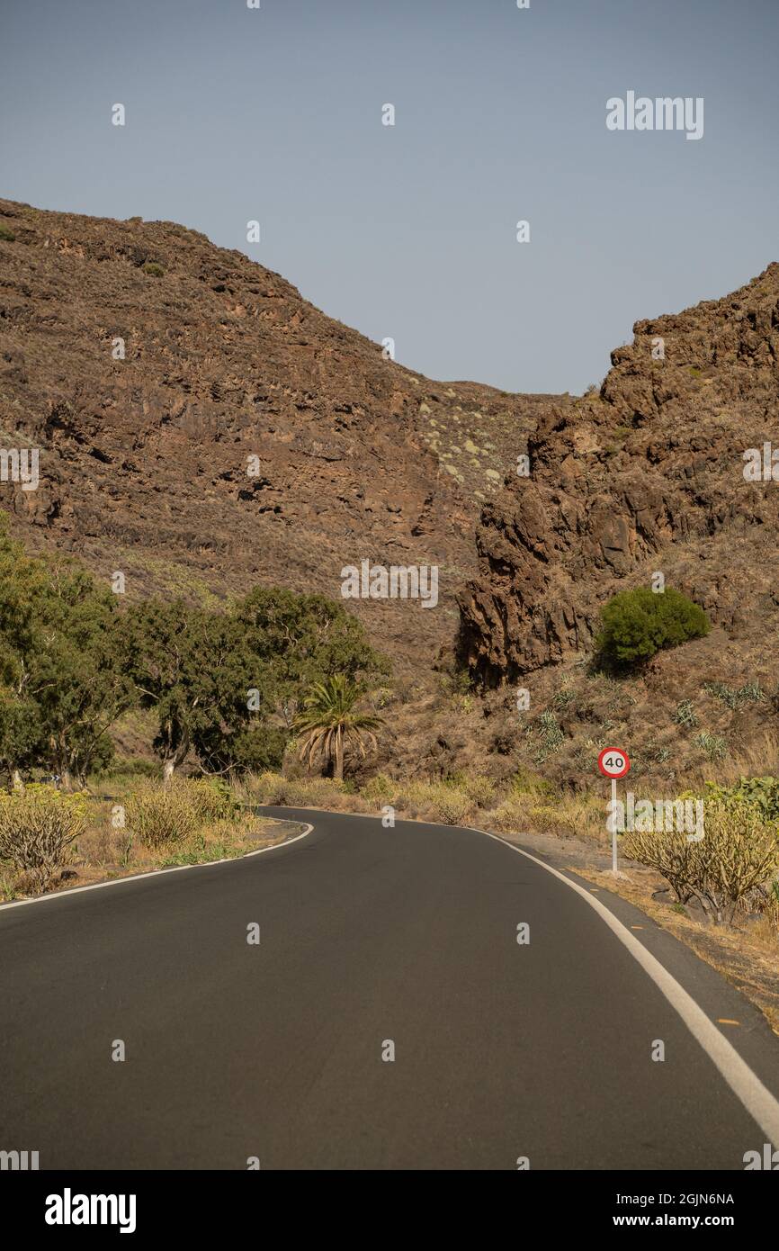 Montagnes de Grand Canarias Banque D'Images