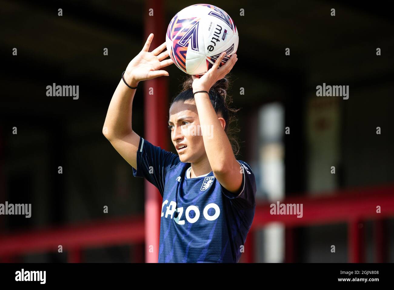 Londres, Royaume-Uni. 11 septembre 2021. Chantelle Boye-Hlorkah de la Villa Aston. Barclays FA femmes Super League West Ham vs Aston Villa. Crédit : Liam Asman/Alay Live News Banque D'Images