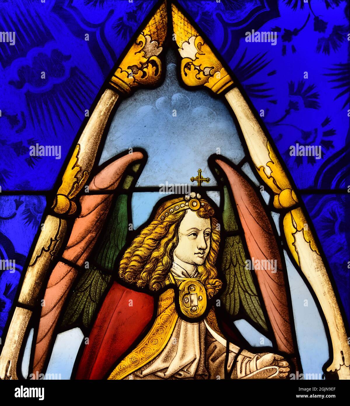 Angel 1500 Cologne Allemagne, allemand, Musée de la collection Hermitage (Tsars et chevaliers, il Romanov amour pour les âges moyens, les dames, l'amour courtois et les tournois. La Maison de Romanov, dynastie impériale 1613 - 1917. Russie, tsars et chevaliers russes, l'amour des Romanov pour le Moyen âge, les dames, l'amour courtois et les tournois. La Maison de Romanov, dynastie impériale 1613 - 1917. Russie, russe.) Banque D'Images