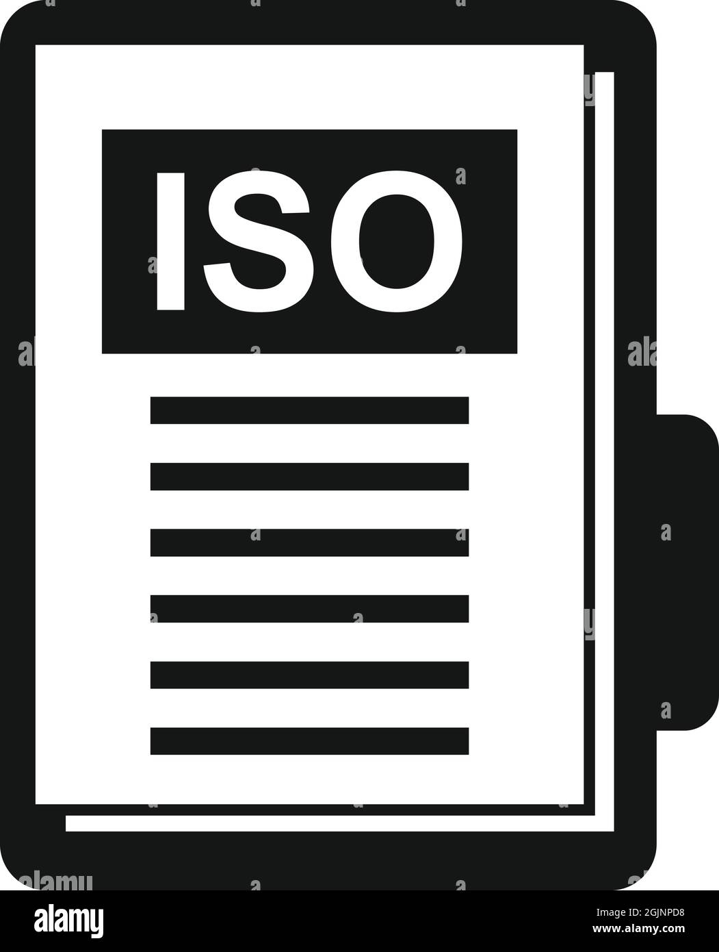 Icône de conformité standard vecteur simple. Qualité de la politique Illustration de Vecteur