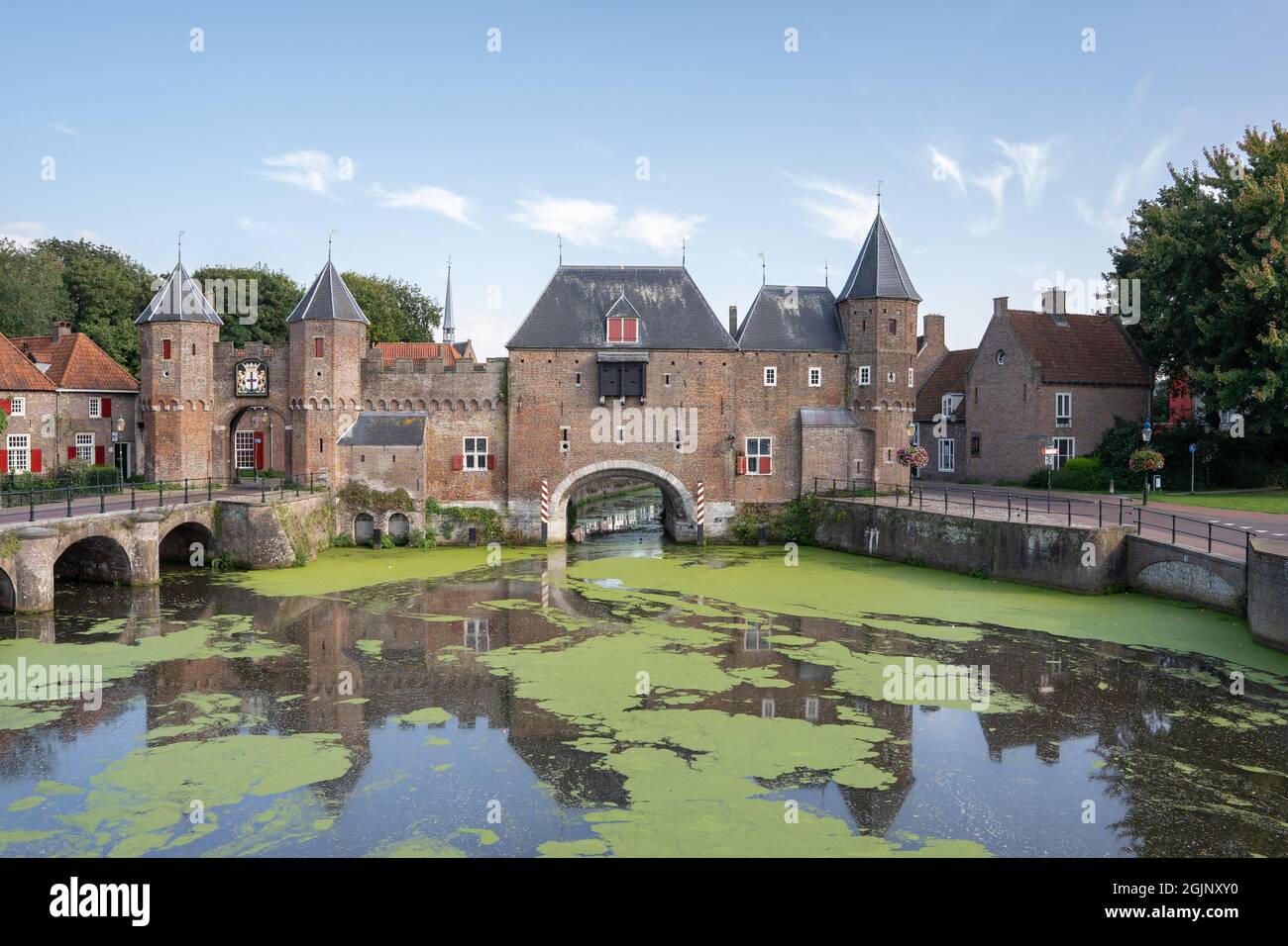 Eemhaven (Koppelpoort) à Amersfoort, pays-Bas, horizontal Banque D'Images