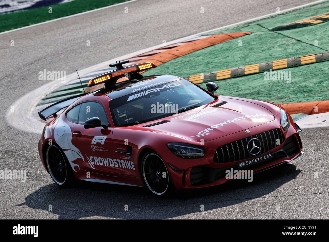 La Mercedes FIA Safety car. 11.09.2021. Championnat du monde de Formule 1, Rd 14, Grand Prix d'Italie, Monza, Italie, Jour de Sprint. Le crédit photo doit être lu : images XPB/Press Association. Banque D'Images