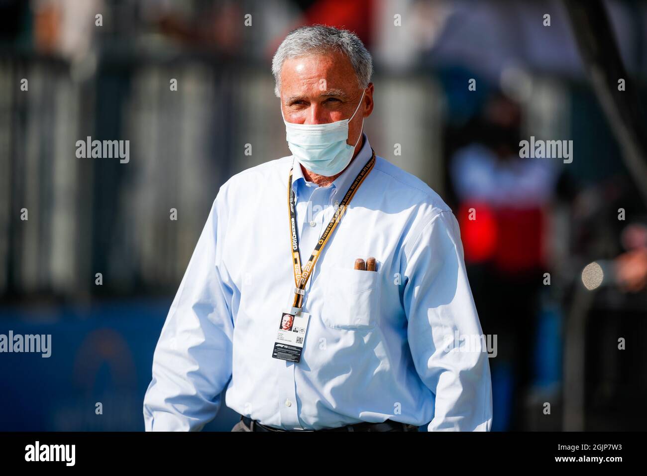 CAREY Chase (etats-unis), ancien Président-directeur général de Formula One Group FOG, portrait de la Formule 1 Heineken Gran Premio d'italia 2021, Grand Prix d'Italie, 14e manche du Championnat du monde de Formule 1 2021 de la FIA du 9 au 12 septembre 2021 sur l'Autodromo Nazionale di Monza, à Monza, en Italie Banque D'Images