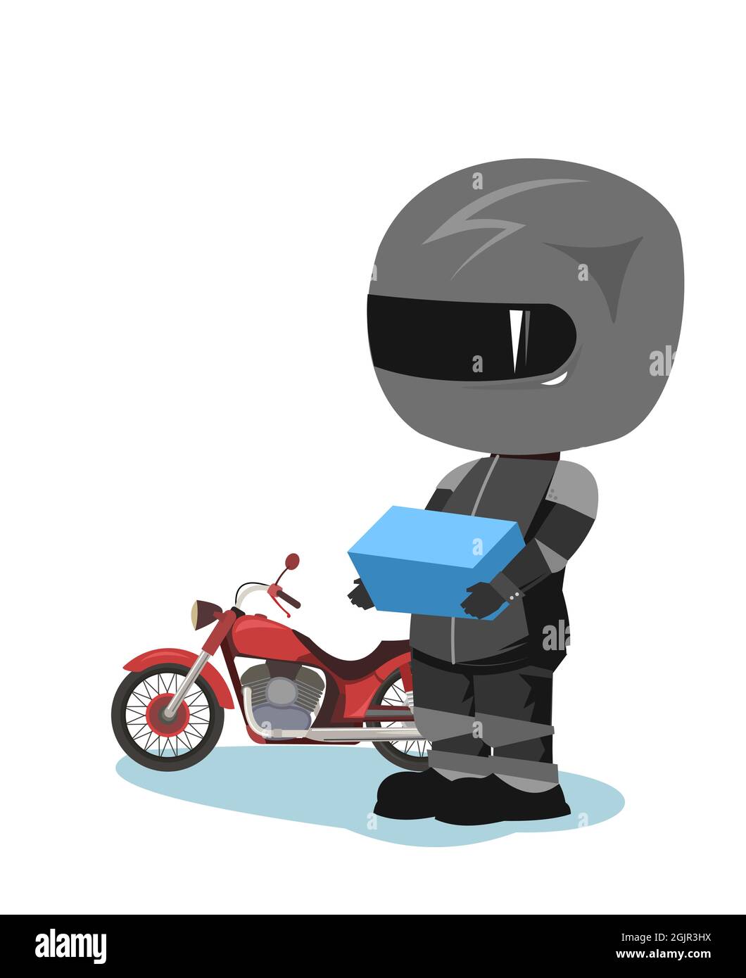 Motard Drole Banque D Images Vectorielles Alamy