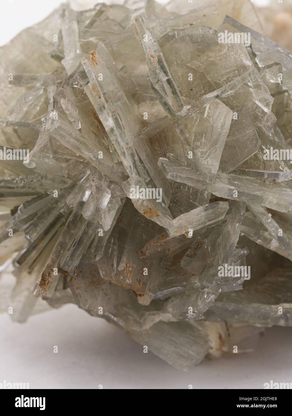 Échantillon de minerai de baryte vert Banque D'Images