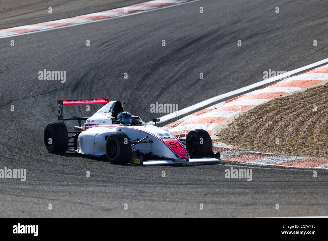 51 FAVARIO Angelina (FRA), FFSA F4 action de l'Académie lors du 4ème tour du Championnat de France FFSA F4 2021, du 10 au 12 septembre 2021 sur le circuit de Lédenon, à Lédenon, France - photo Marc de Mattia/DPPI crédit: DPPI Media/Alay Live News Banque D'Images