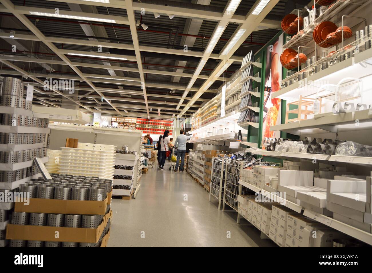 Salle de spectacle à l'intérieur du magasin ikea, les gens font du shopping, Istanbul Turkey Umraniye, septembre 17 2016 Banque D'Images