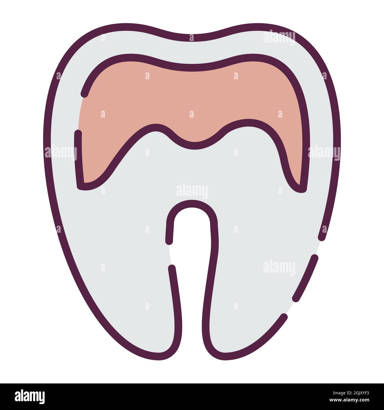 Vecteur d'icône de tartar - style de coupe de ligne - illustration simple, contour modifiable, vecteur de modèle de conception, idéal pour les impressions, les affiches, annonces, annou Illustration de Vecteur
