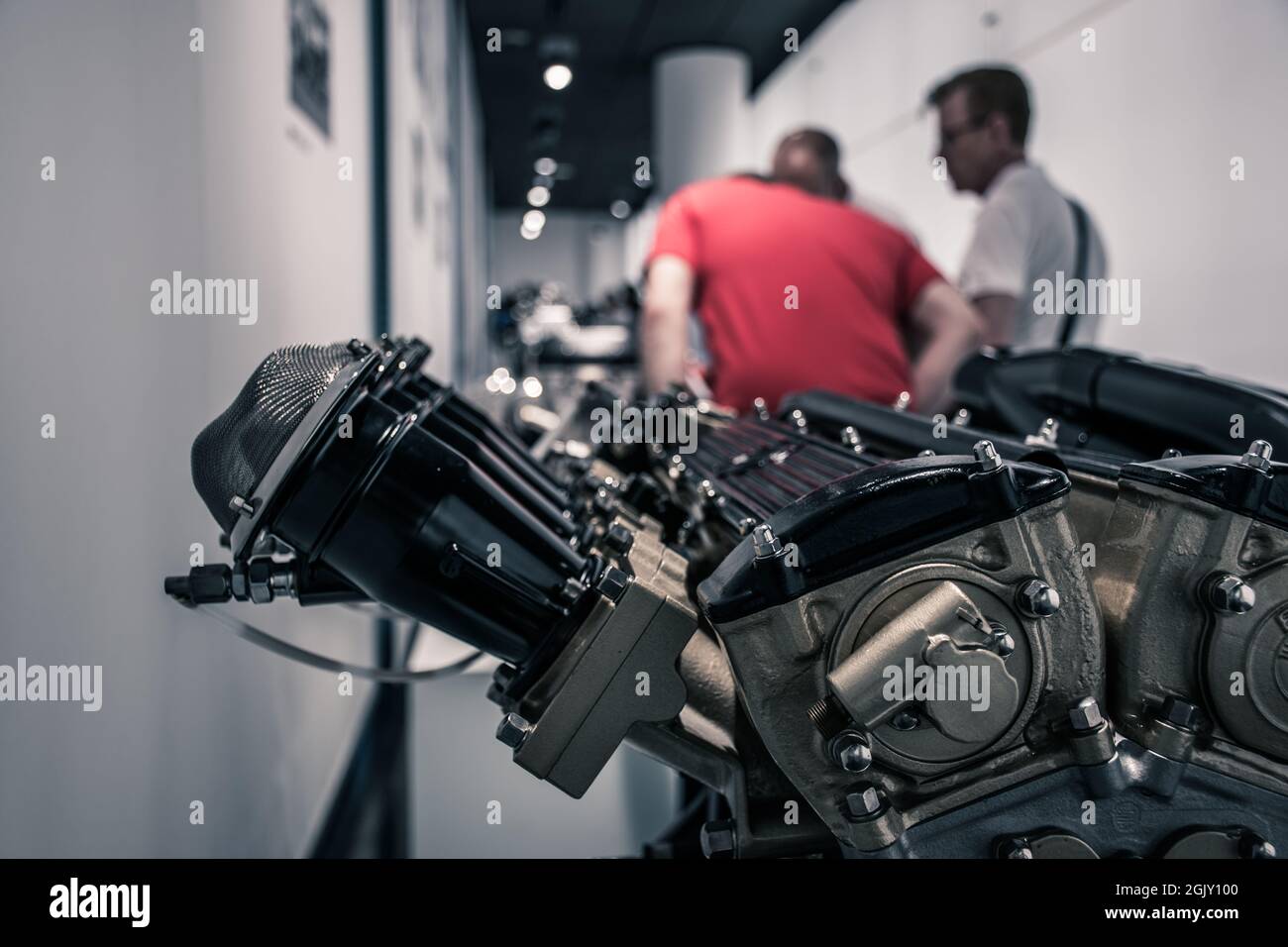 Munich/ Allemagne - Mai 24 2019: 1983 Bradham BMW BT 52 au musée BMW/ BMW Welt Banque D'Images