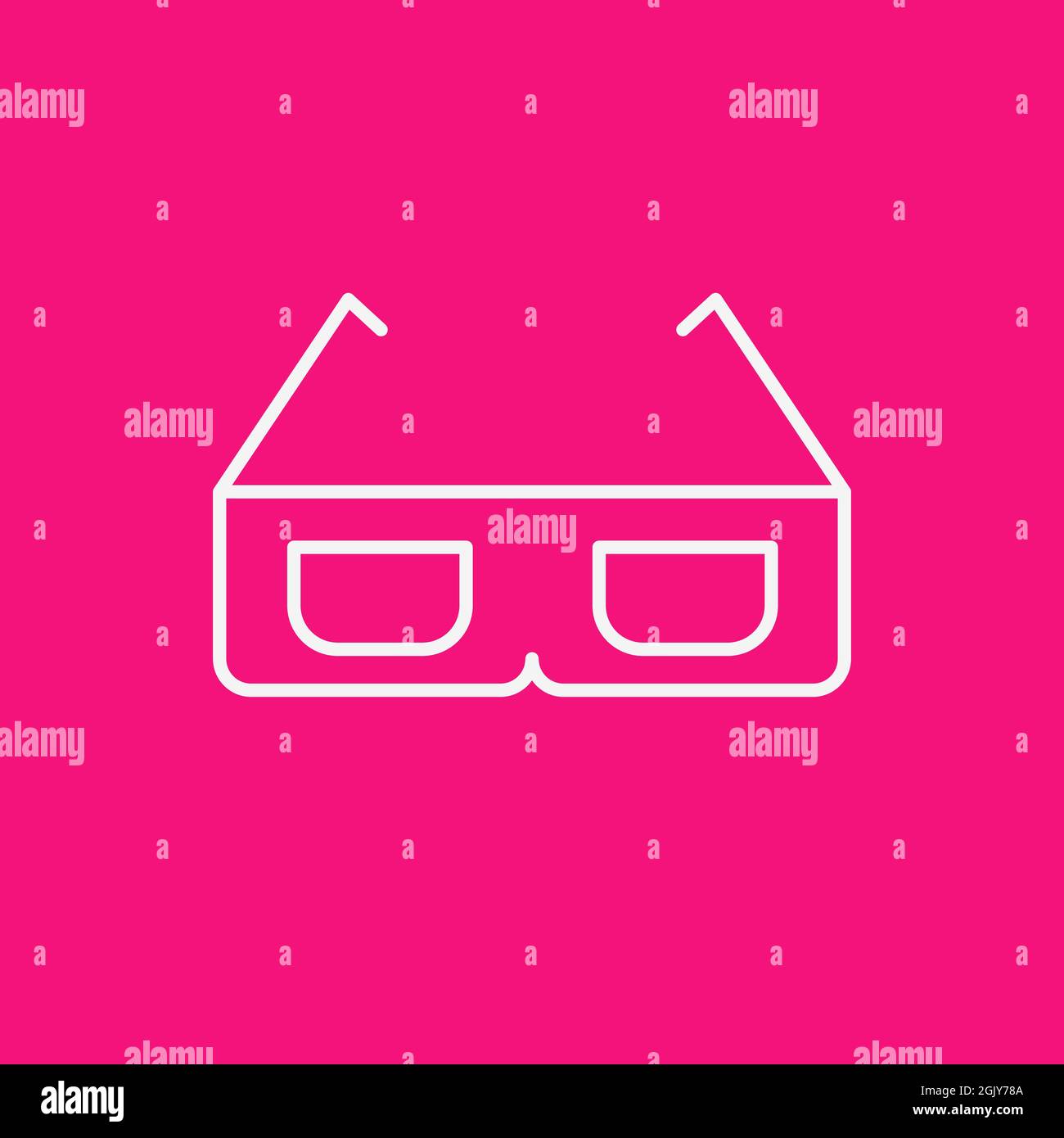 Concept d'icône de la chaîne de restauration du cinéma. Tasse de boisson soda Illustration de Vecteur