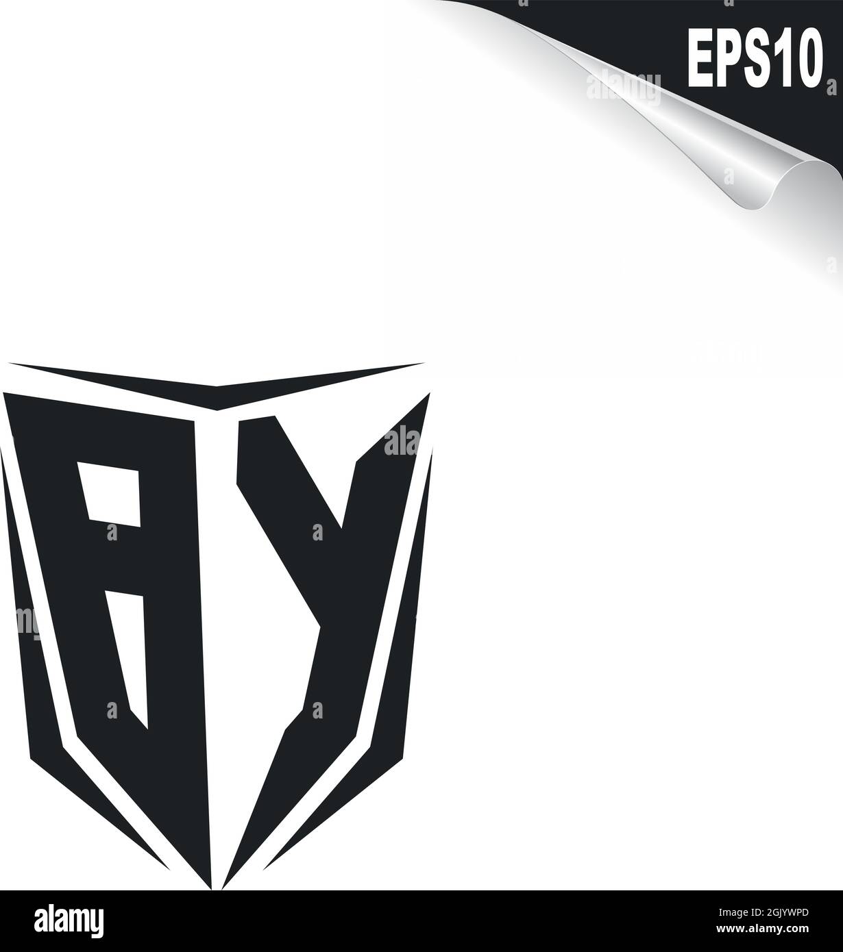 Initiale PAR logo avec style Shield, logo de l'entreprise. Illustration de Vecteur