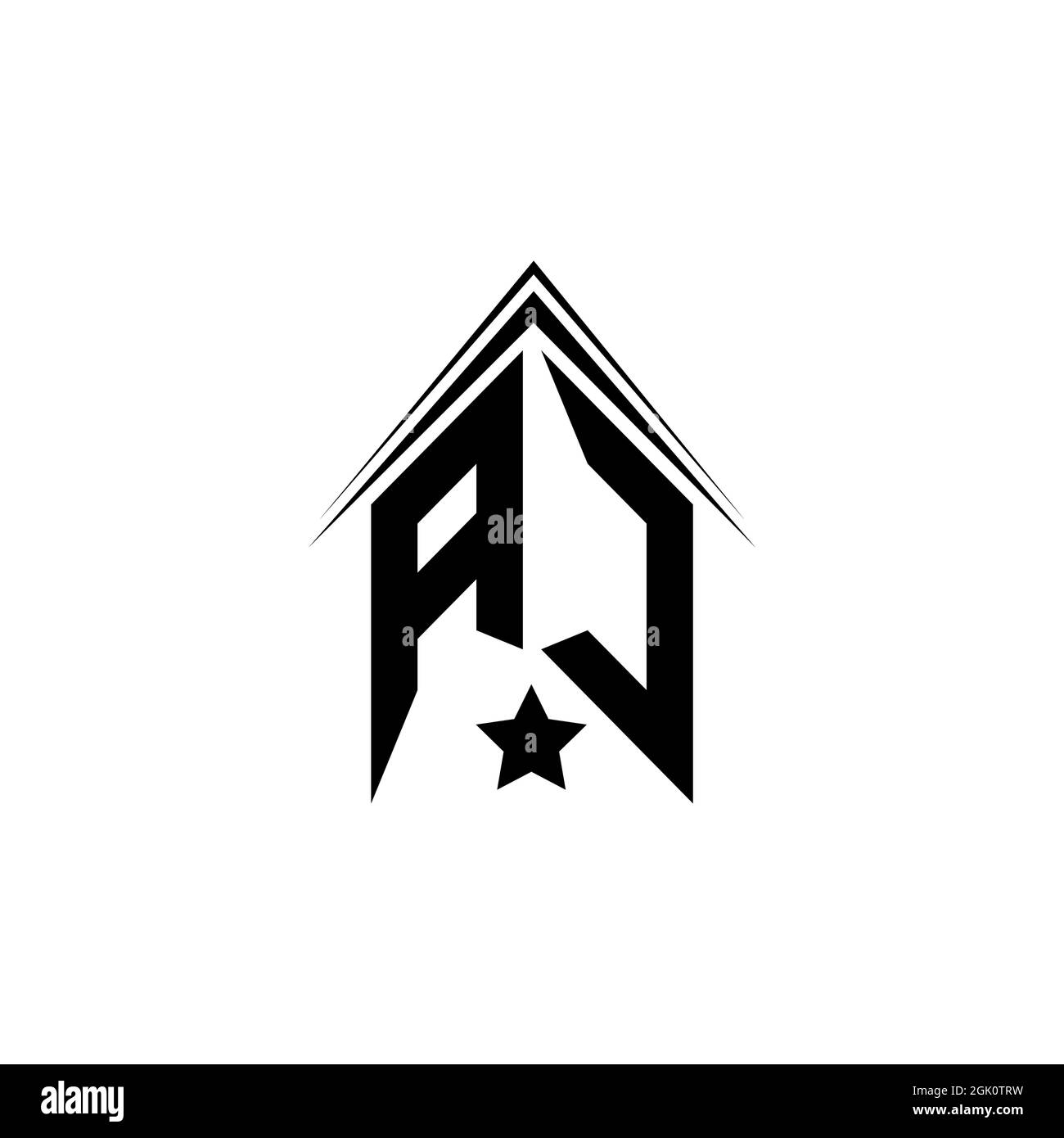 Design du logo AC initial avec style Shape, logo de l'entreprise. Illustration de Vecteur