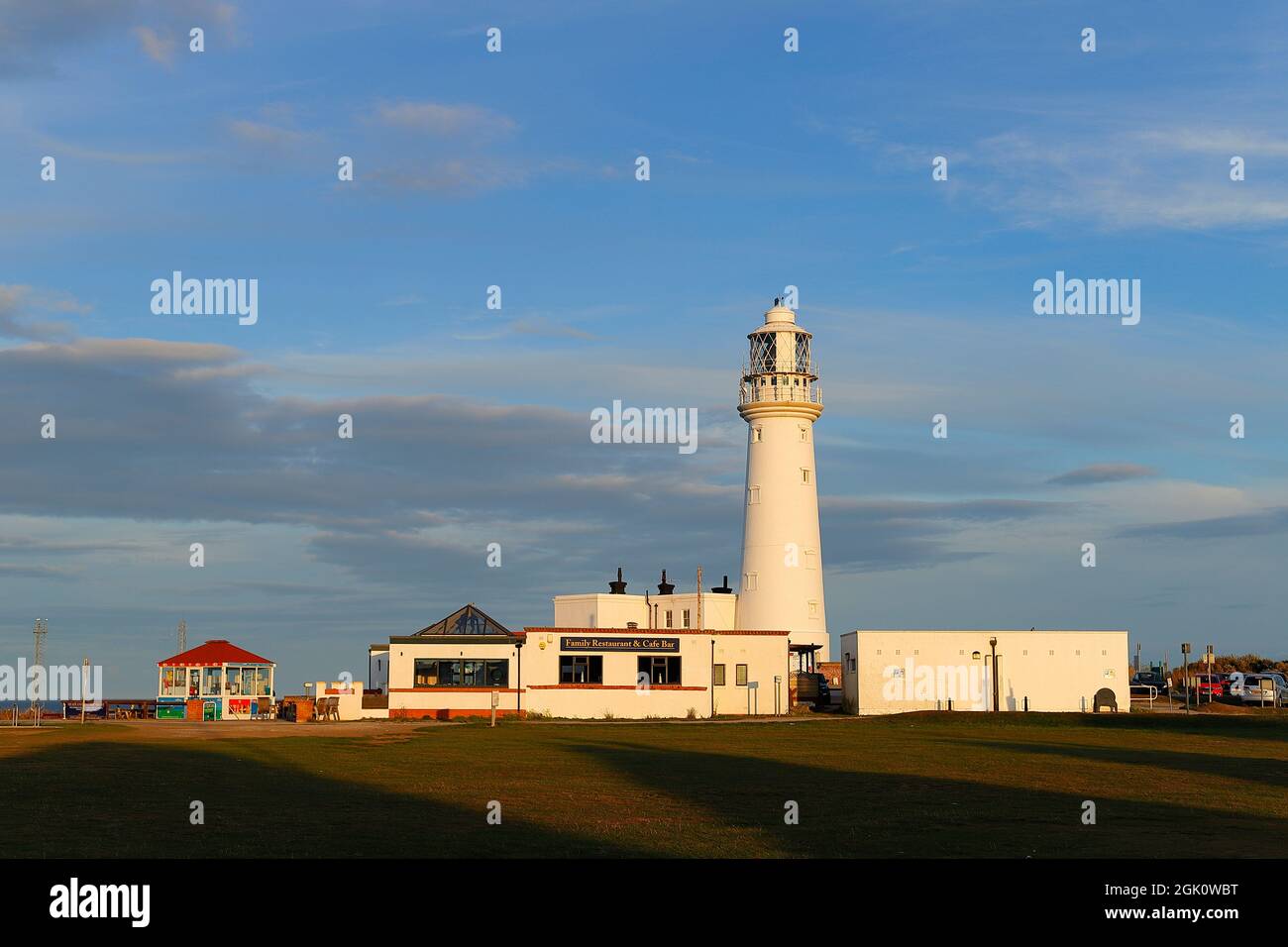 Nouveau phare de Flamborough Banque D'Images