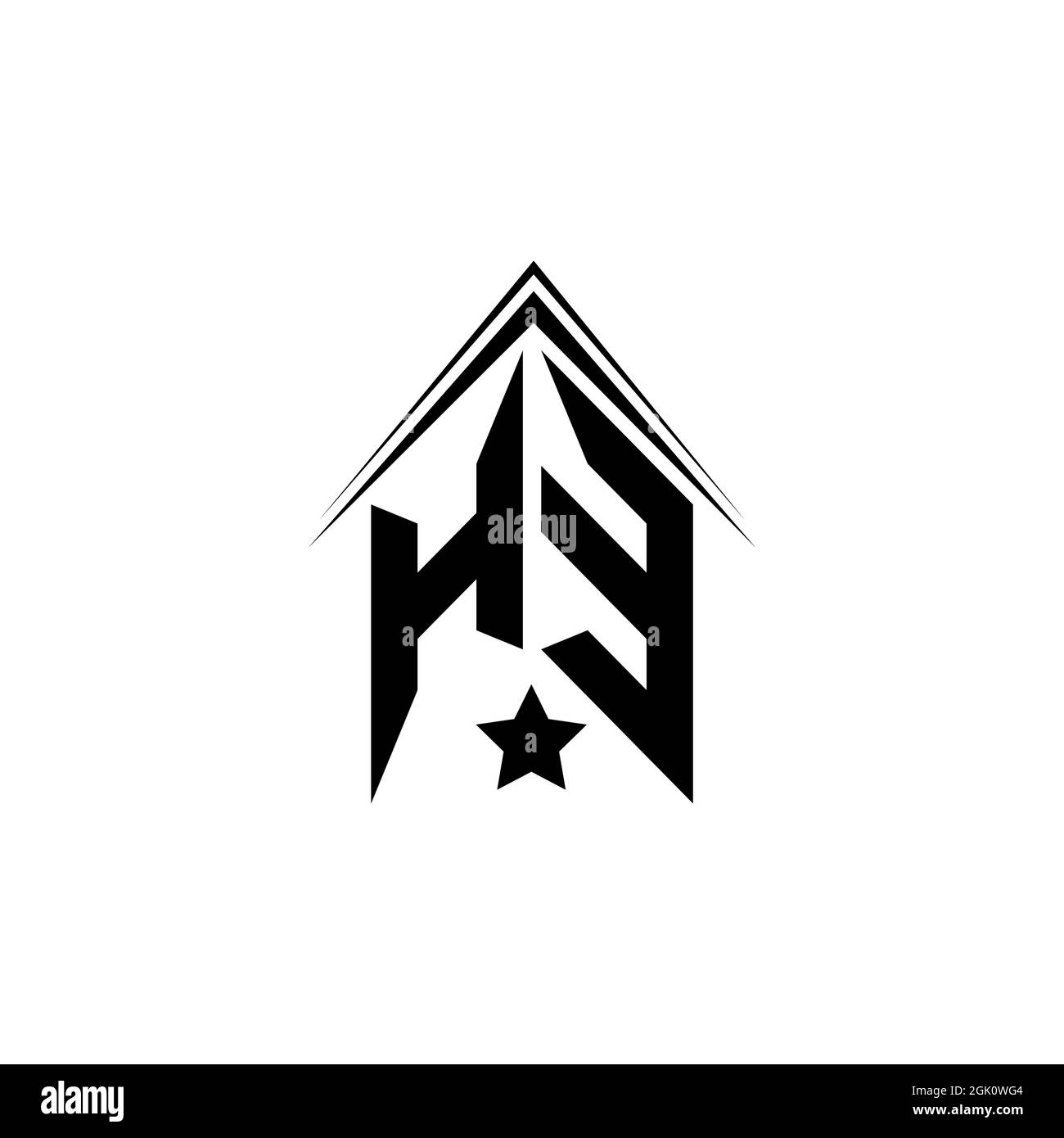 Il a d'abord le design du logo avec le style de forme, le logo de l'entreprise de marque. Illustration de Vecteur