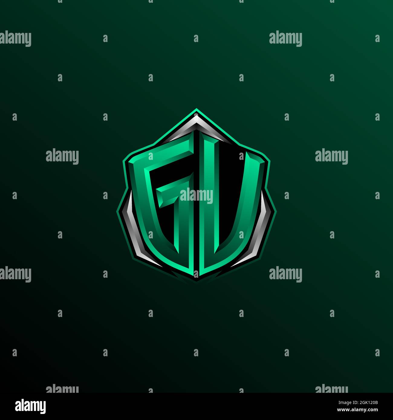 Logo GA initial, logo GA initial avec style cercle, logo pour le jeu, esport, communauté ou entreprise. Illustration de Vecteur