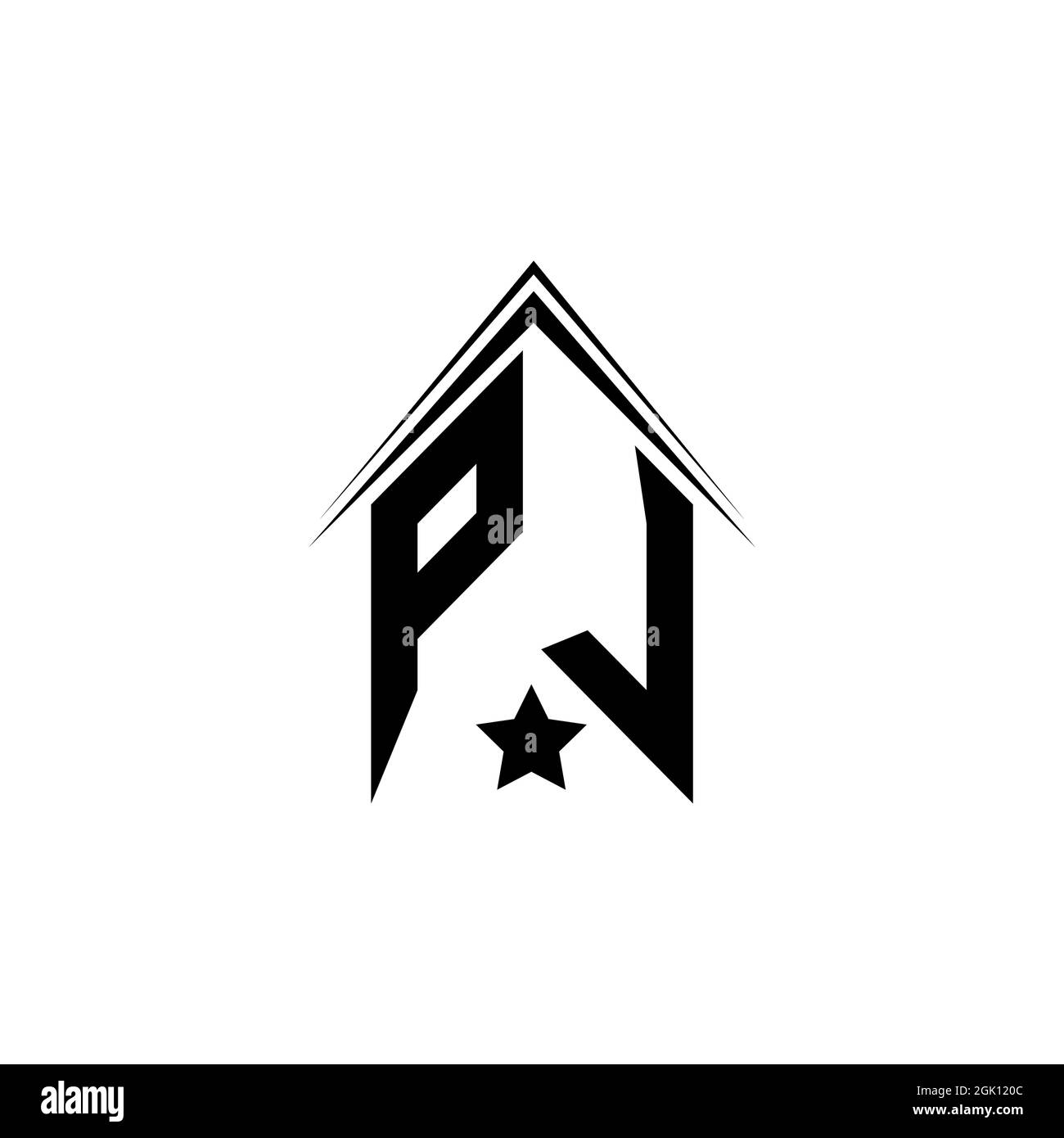 Design initial du logo PL avec style Shape, marque de l'entreprise logo. Illustration de Vecteur