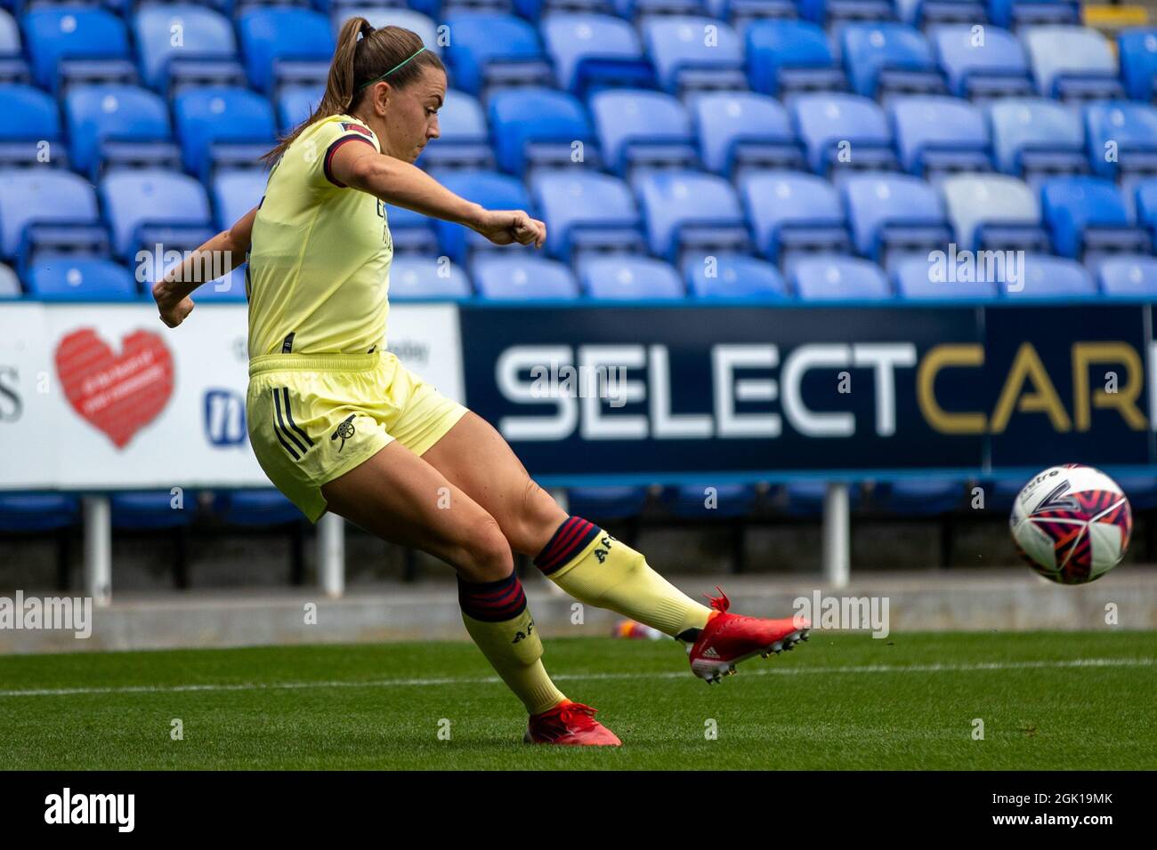 Katie McCabe (Arsenal 15) pendant le match de Barclays FA Womens Super League entre Reading et Arsenal au Select car Leasing Stadium Reading, Angleterre. Banque D'Images