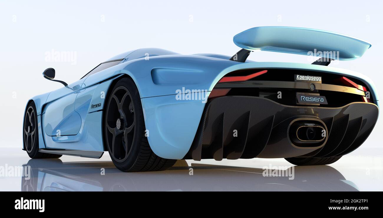 Koenigsegg Regera. Est spécialement conçu pour être un Megacar de luxe Banque D'Images