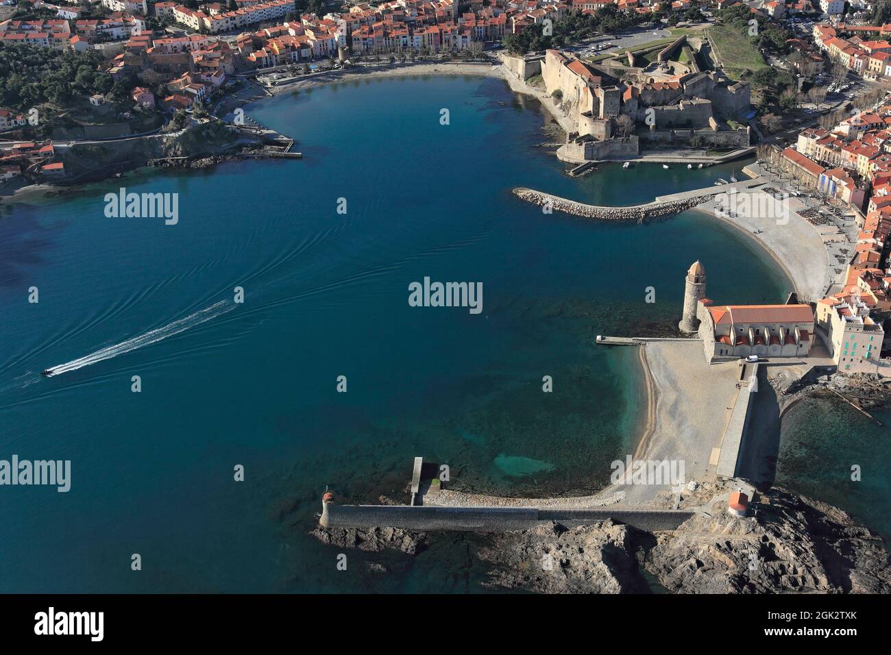FRANCE PYRÉNÉES ORIENTALES (66) COLLIOURE Banque D'Images