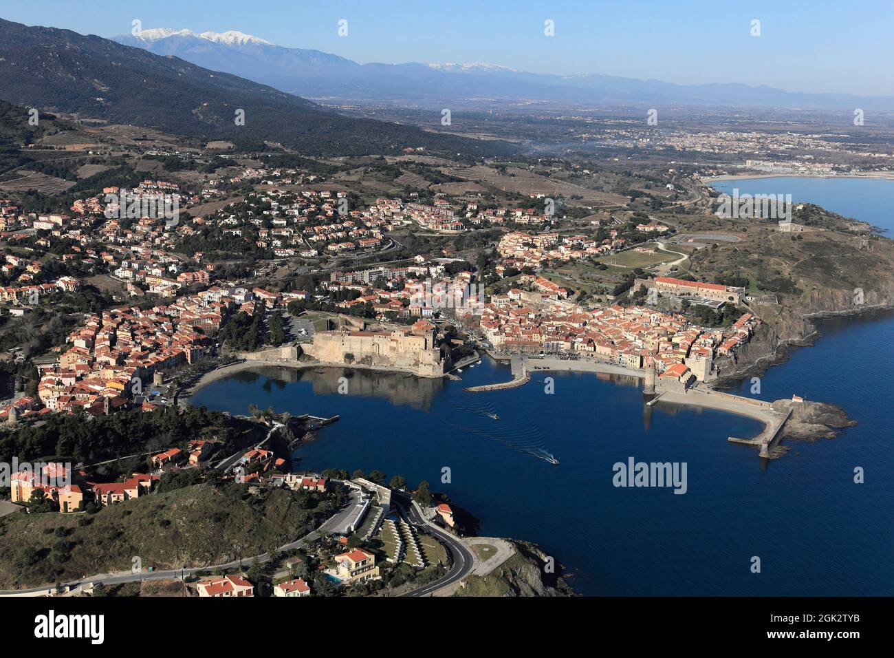 FRANCE PYRÉNÉES ORIENTALES (66) COLLIOURE Banque D'Images