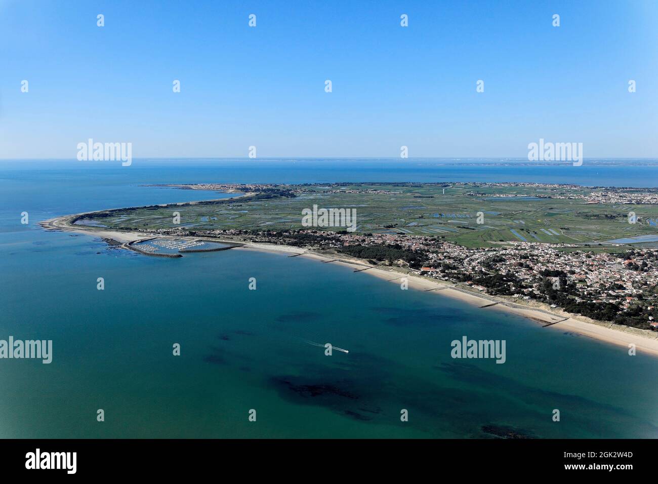 FRANCE VENDÉE (85) PORT-MORIN, ÎLE DE NOIRMOUTIER Banque D'Images