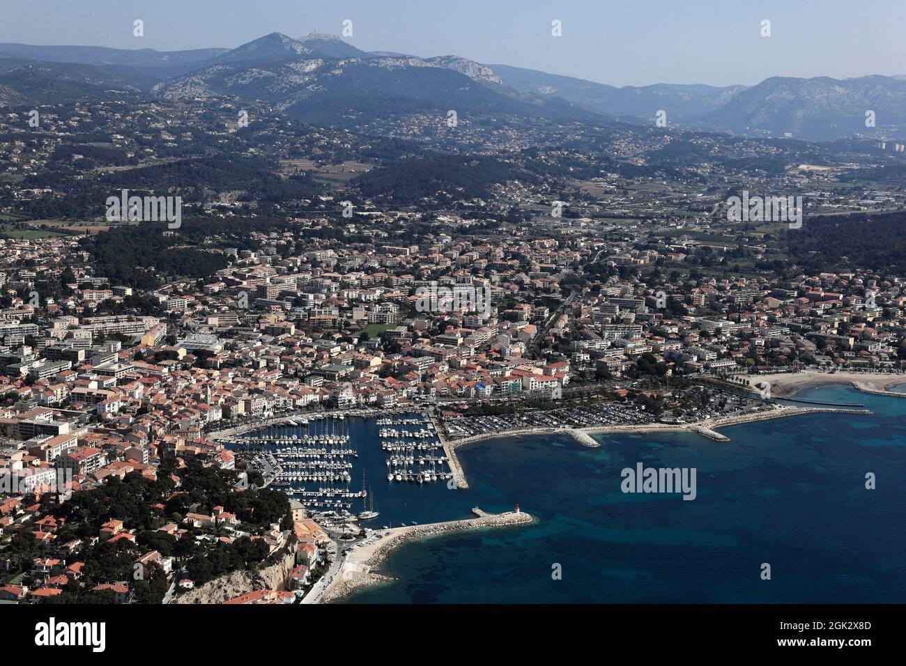FRANCE VAR (83): SANARY-SUR-MER Banque D'Images