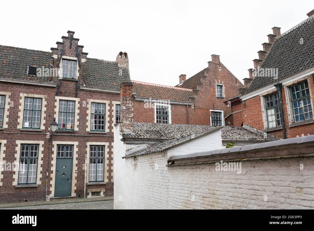 Patrimoine de l'UNESCO avec béguinage médiéval à Gand, Belgique Banque D'Images