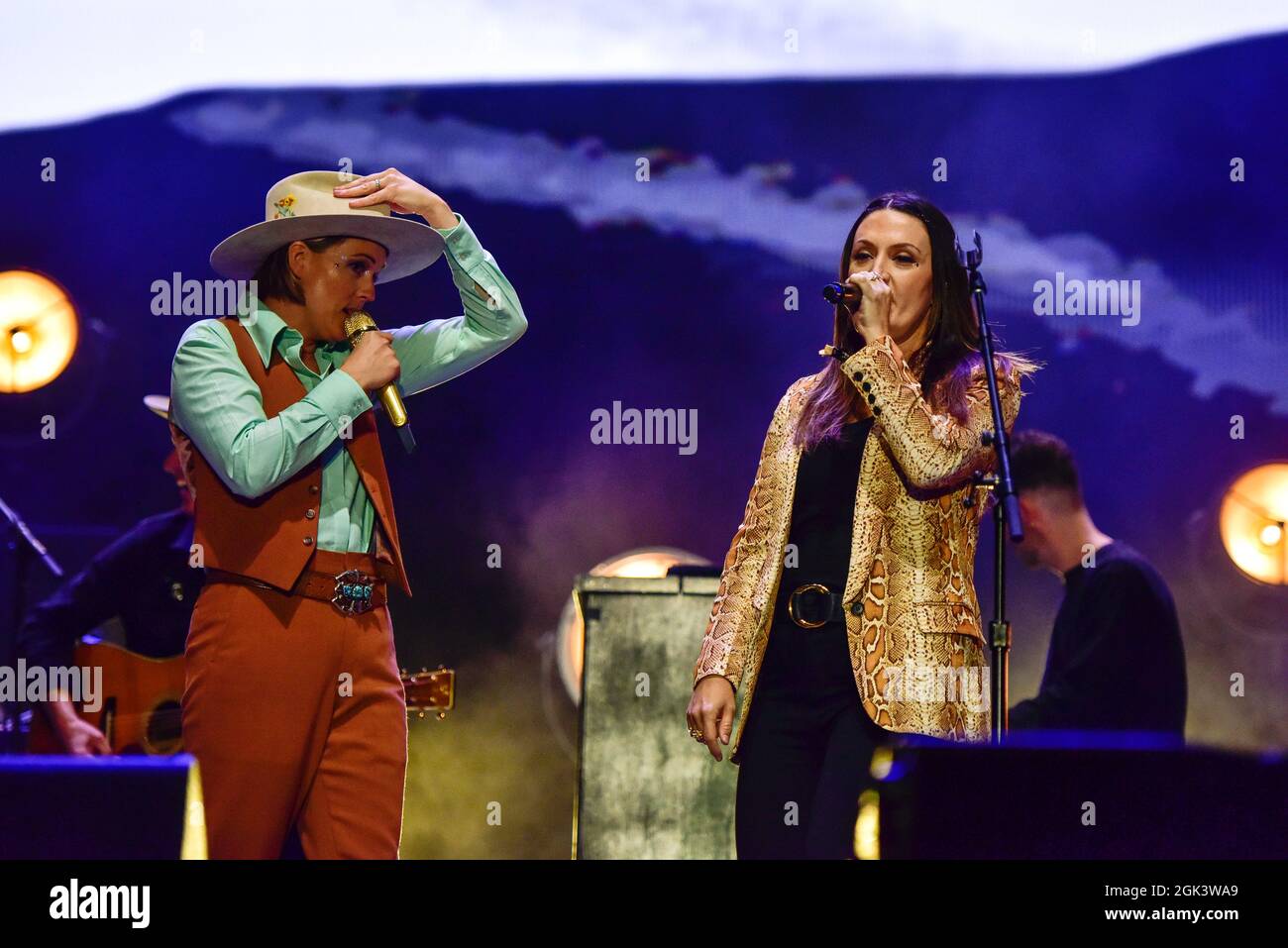 Napa Californie, États-Unis. 03th Sep, 2021 - représentation des Highwomen au Festival de BottleRock 2021. Crédit : Ken Howard/Alay Live News Banque D'Images