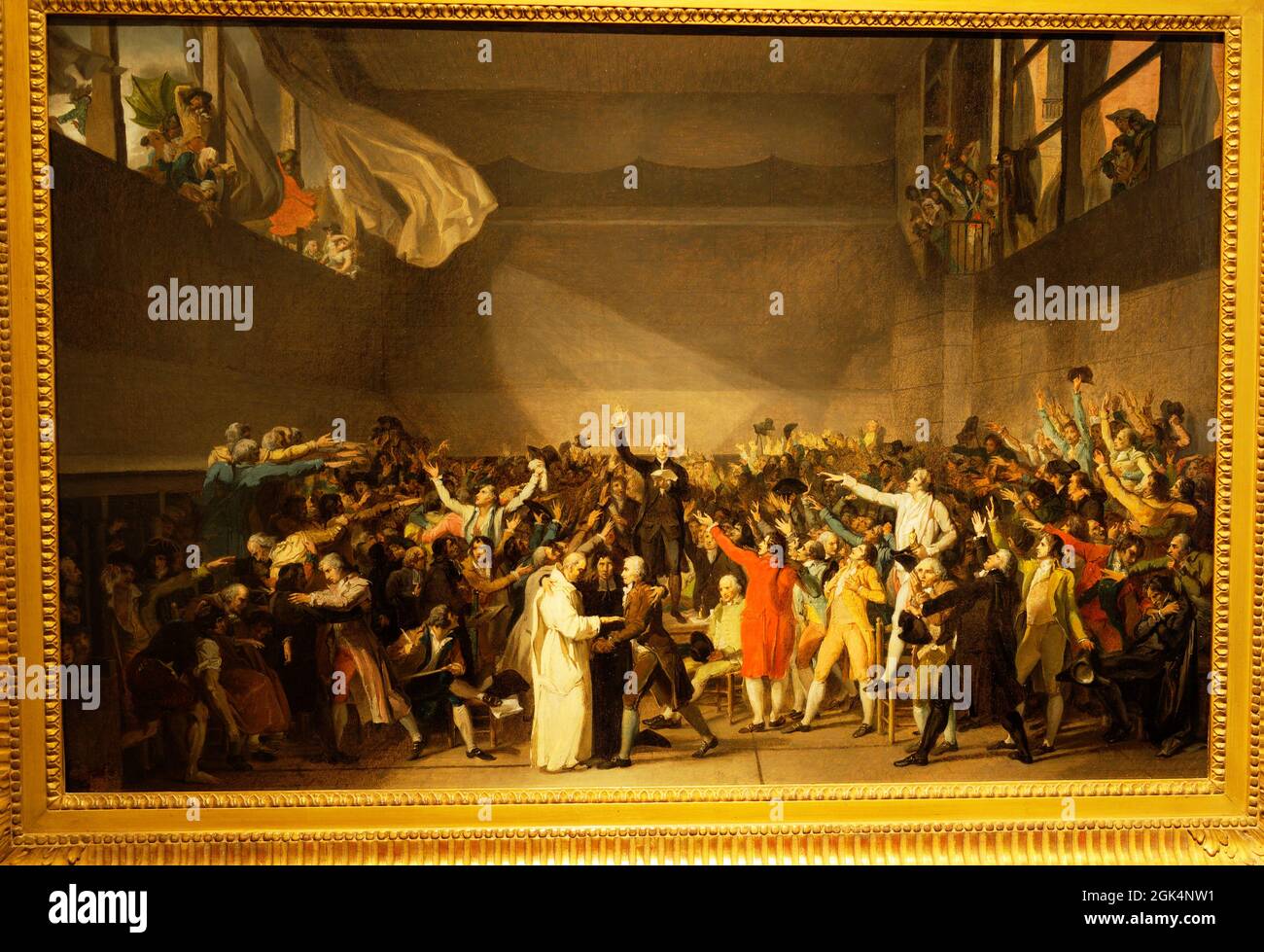Le serment du jeu de paume le 20 juin 1789 Banque de photographies et d