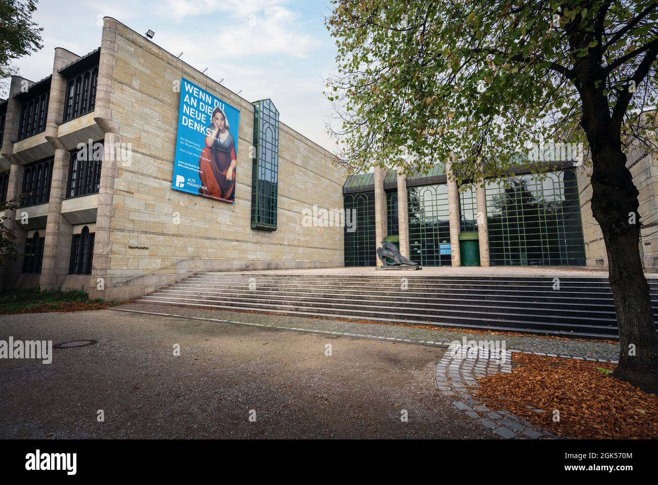 Musée de la galerie d'art Neue Pinakothek - Munich, Bavière, Allemagne Banque D'Images