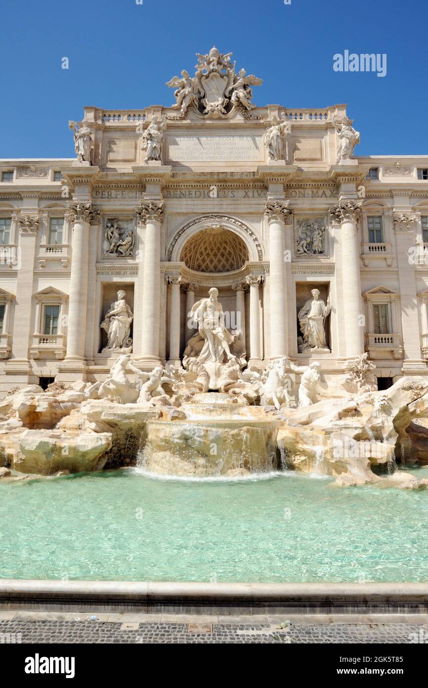 Fontaine de Trevi, Rome, Italie Banque D'Images
