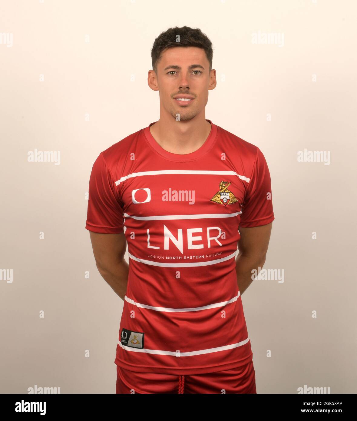 Picture Howard Roe/AHPIX LTD, football, Sky Bet League One, Doncaster Rovers Keepmoat Stadium, Doncaster, Royaume-Uni, 31/07/2021, Ed Williams Banque D'Images