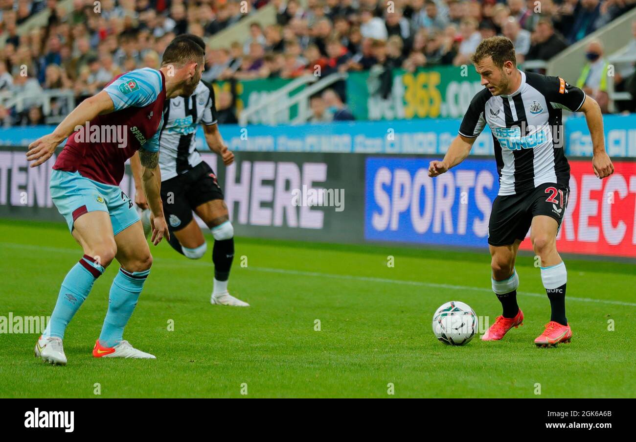 Photo: Alex BoE/AHPIX LTD, football, Carabao Cup second Round, Newcastle United contre Burnley, St James Park, Newcastle, Royaume-Uni, 25/08/21, K.O 7.45pmHoward Banque D'Images