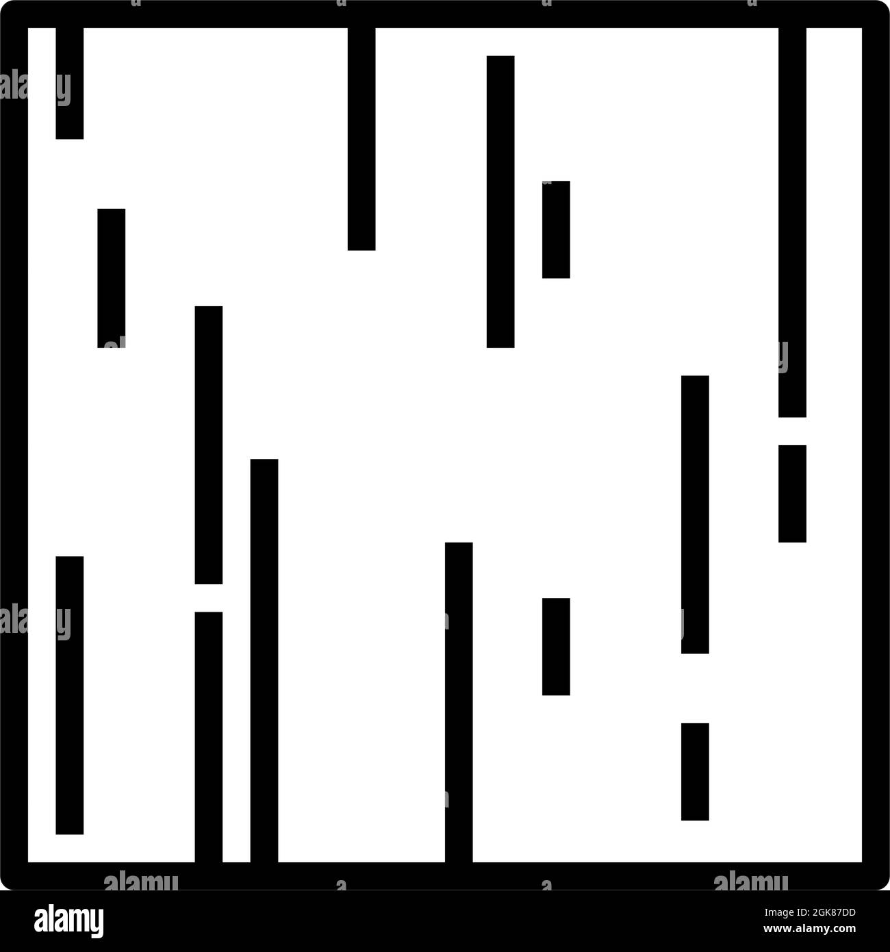 illustration vectorielle de l'icône de la ligne de métal de la plaque Illustration de Vecteur