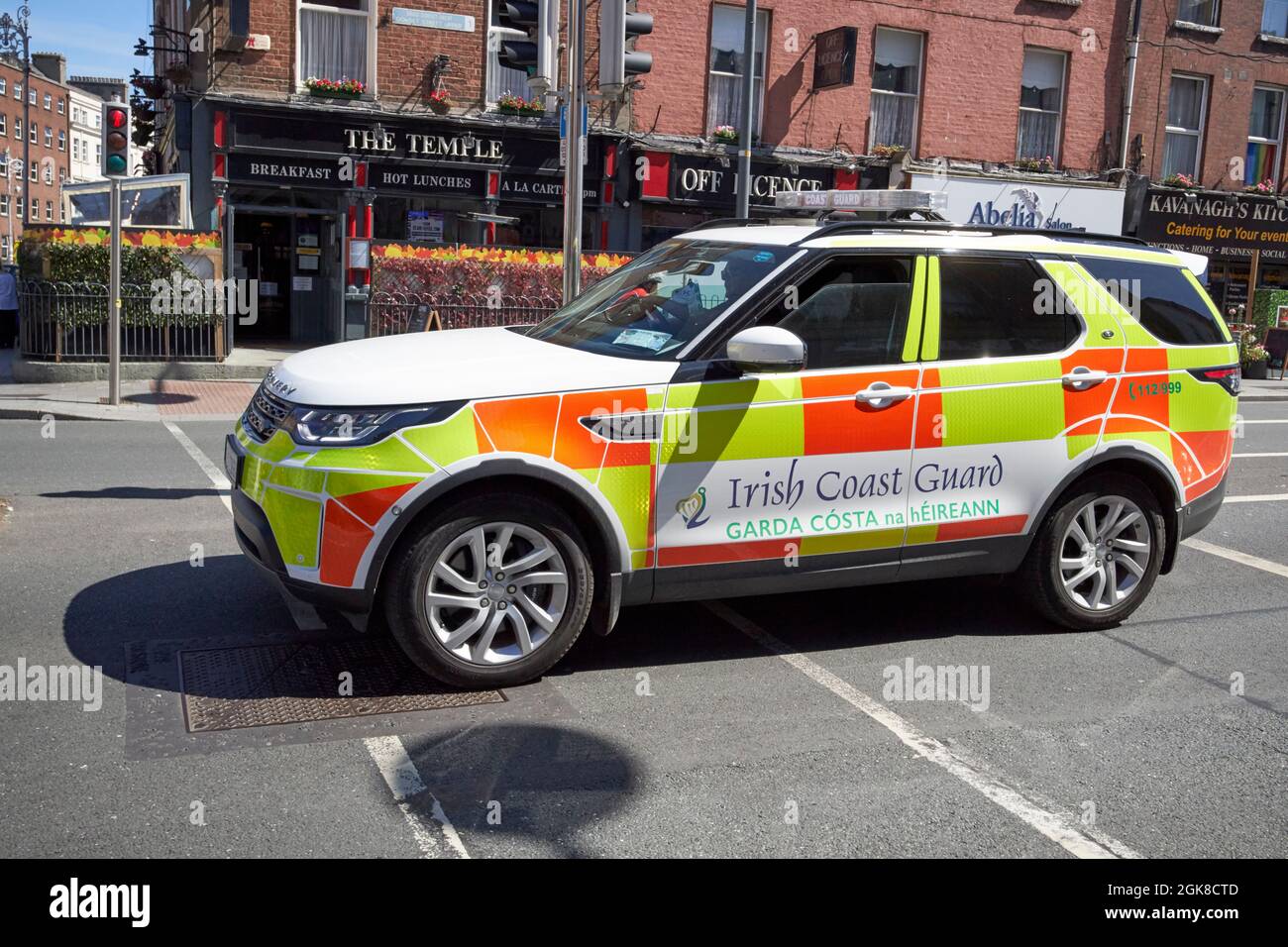 véhicule de la garde côtière irlandaise à dublin, république d'irlande Banque D'Images