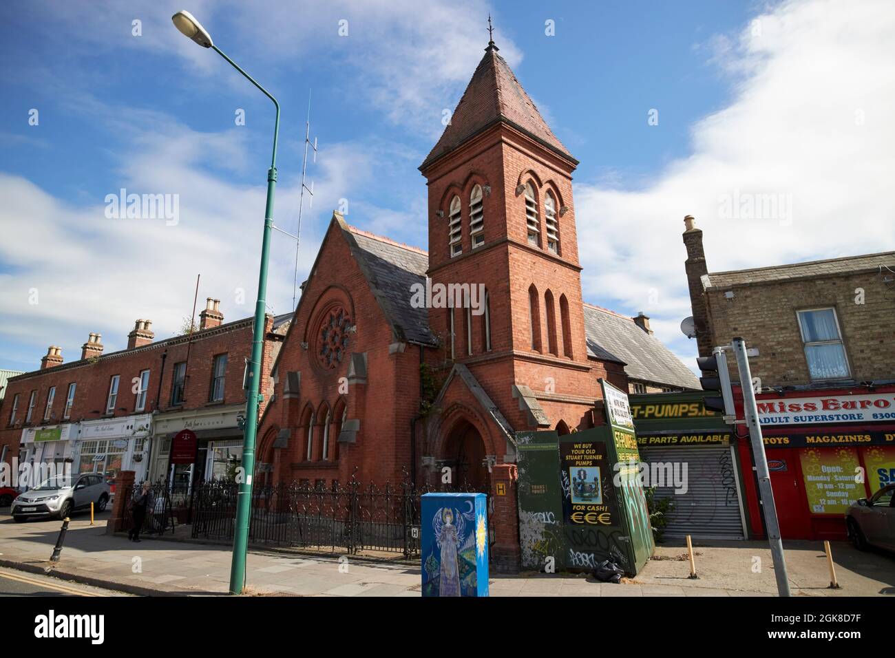 l'ancienne église baptiste est maintenant un bureau d'avocats église rouge route circulaire nord dublin, république d'irlande Banque D'Images