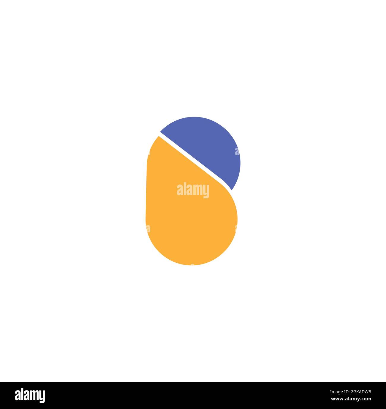 B lettre logo Design . Illustration du logo de l'icône du vecteur de lettres modernes créatives. - vecteur Illustration de Vecteur