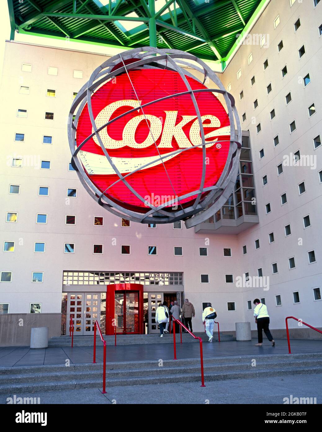 World of Coca Cola bâtiment d'exposition, Atlanta, Georgia, USA. Banque D'Images