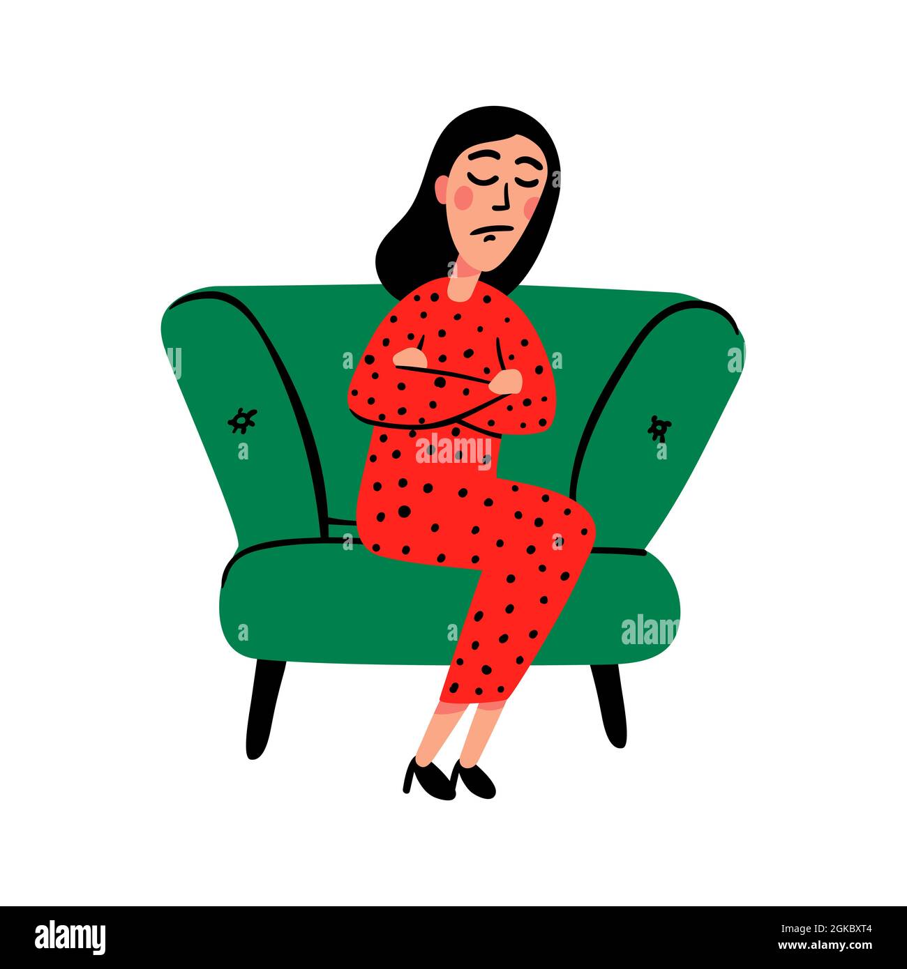 Une Triste Jeune Femme Sur Le Canape Personne Fatiguee Et Bouleversee En Stress Sur La Consultation En Psychologie Illustration Vectorielle Plate De Style Doodle Image Vectorielle Stock Alamy Une Triste Jeune Femme Sur Le Canape Personne Fatiguee Et Bouleversee En Stress Sur La Consultation En Psychologie Illustration Vectorielle Plate De Style Doodle Image Vectorielle Stock Alamy
