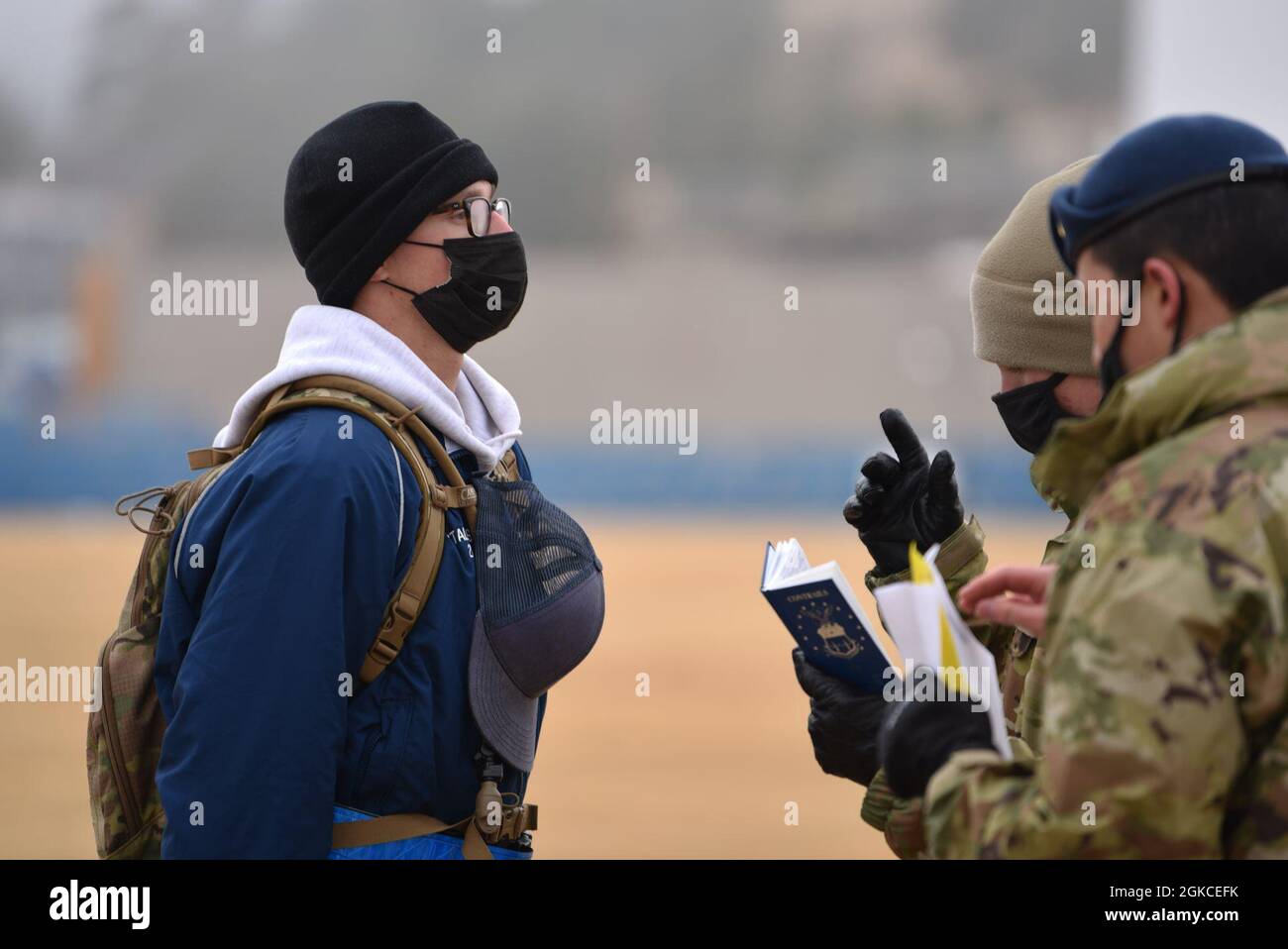 Les jeunes élèves, ou élèves de quatre degrés, participent à des événements de reconnaissance à la U.S. Air Force Academy, le 13 mars 2021. Les cadets, tous membres de la classe des 2024 de l'Académie, ont terminé la reconnaissance -- une évaluation de plusieurs jours, des compétences militaires et du leadership personnel. (Photo de la Force aérienne/Capt Chris Merian) Banque D'Images